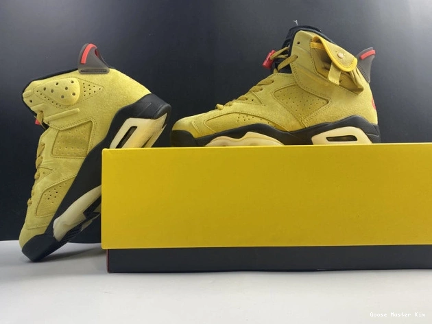 6 TRAVIS JORDAN AIR X SCOTT YELLOW CN1084-300 0725